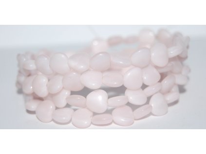 Pressed beads- Hearts 8mm