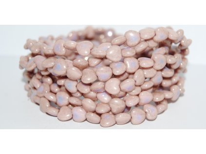Pressed beads- Hearts 8mm