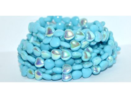 Pressed beads- Hearts 8mm