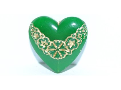 Doublet - Hearts -19x20mm