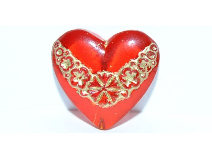 Doublet - Hearts -19x20mm