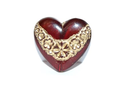 Doublet - Hearts -19x20mm