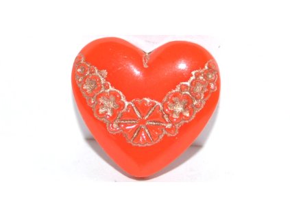 Doublet - Hearts -19x20mm