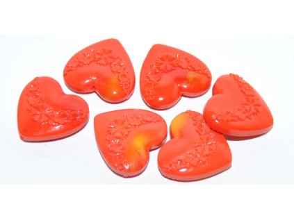 Doublet - Hearts -19x20mm