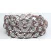 Flowers in oval 14x11mm - Pressed beads