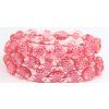 Flowers in oval 14x11mm - Pressed beads
