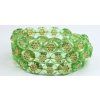 Flowers in oval 14x11mm - Pressed beads