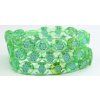 Flowers in oval 14x11mm - Pressed beads