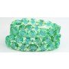Flowers in oval 14x11mm - Pressed beads