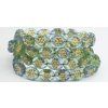 Flowers in oval 14x11mm - Pressed beads