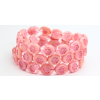 Flowers in oval 14x11mm - Pressed beads
