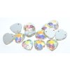 Cabochon - Sewing - Hearts 11x10mm