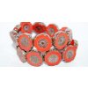 Hawaii flowers 20mm - Table cut beads