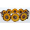 Hawaii flowers 22mm - Table cut beads
