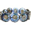 Hawaii flowers 22mm - Table cut beads