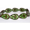 Table cut beads - Dragonfly on the leaf