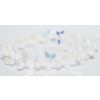 Butterfly - Table cut beads -20x12mmdouble-sided AB