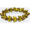 Butterfly - Table cut beads -20x12mm