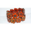 Table cut beads-Hibiscus 20mm