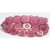 Flowers in oval 14x11mm - Table cut beads