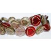 Pressed Beads - Hearts 21mm
