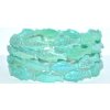 Fish - beads 25x12mmURANIUM GLASS