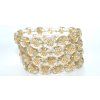 Flowers in oval 14x11mm - Pressed beads