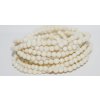 Shaped round beads 4mm