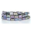 Rectangles - 12x8mm - Pressed beads