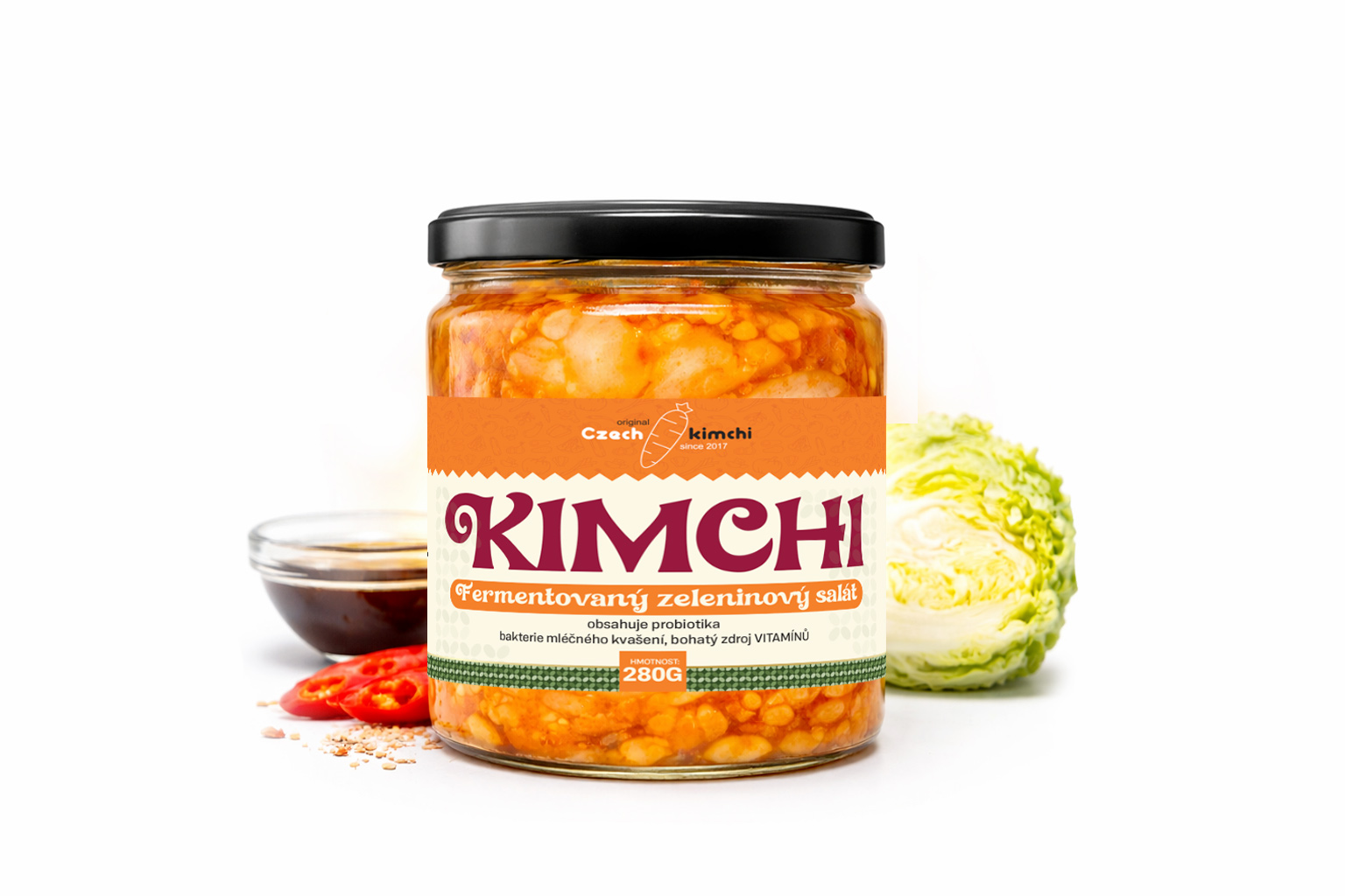 Kimchi se sojovou omáčkou 280g