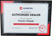Hikmicro certifikát Martin Klásek
