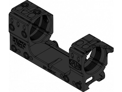 Spuhr Montáž pro puškohled s tubusem 34 mm, výška 30 mm, bez sklonu - Gen3