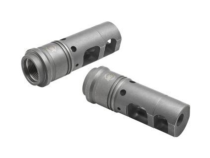 Muzzle Brake - kompenzátor zpětného rázu / adaptér na tlumič pro pušky typu M4/M16/AR15