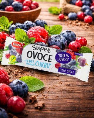 Pure fruit. Nothing extra. 🍓🫐 Emco Super Ovoce – Forest Fruits is made from 100% fruit with no added sugar. Naturally...