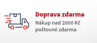 Doprava zdarma | Nákup nad 2000 Kč poštovné zdarma
