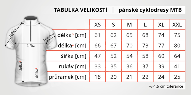 tabulka_velikosti_panske_cyklodres_mtb