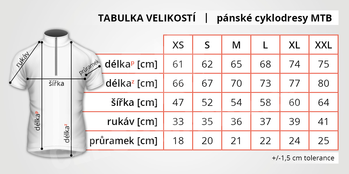 tabulka_velikosti_panske_cyklodresy_mtb