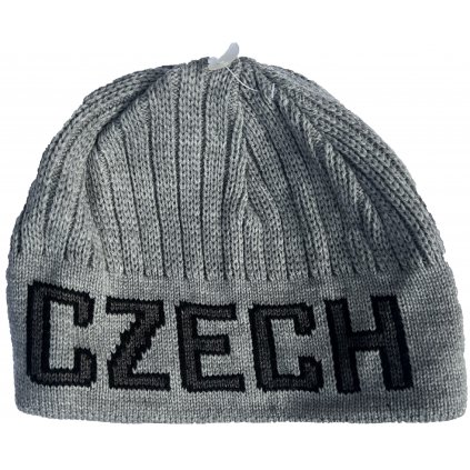 Kulich CZECH REPUBLIC – světle šedý, šedá písmena