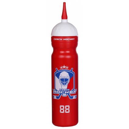 hokejove sportovni lahev cervena