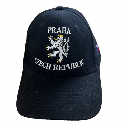 Kšiltovka PRAHA CZECH REPUBLIC – černá