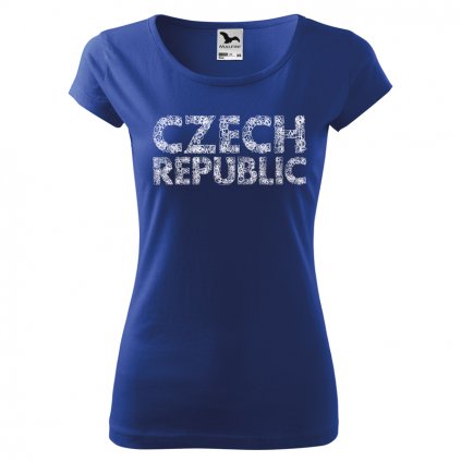 tshirt woman kingblue czech republic
