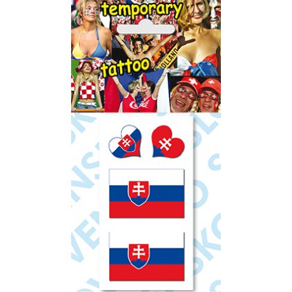 Samolepky FAN set SK srdíčka