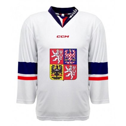 Screenshot 2024 03 19 at 20 06 53 Nový dres české hokejové reprezentace 2023 2024 CCM Fandres replica bílý Fanda NHL.cz