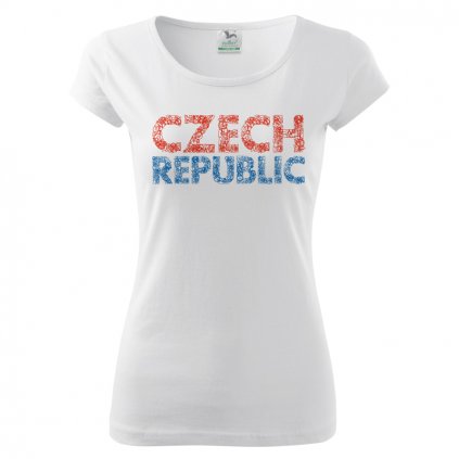 tshirt woman white czech republic