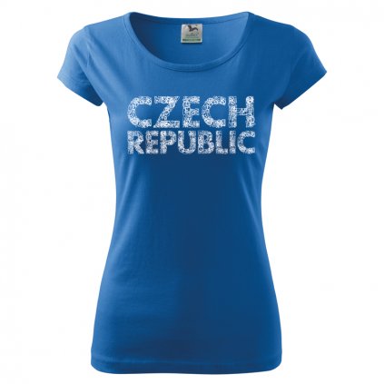 tshirt woman lightblue czech republic