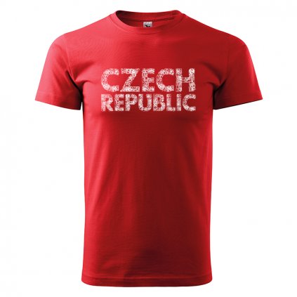 tshirt man red czech republic