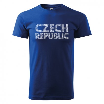 tshirt man blue czech republic