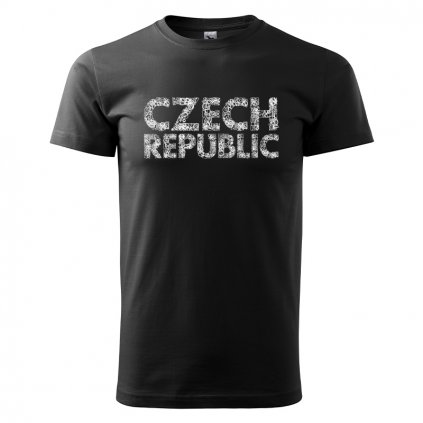tshirt man black czech republic