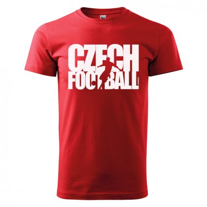 tshirt man red czech football