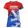 tshirt woman czech lion tri